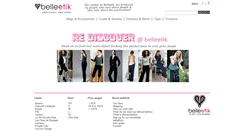 Desktop Screenshot of belleetik.com